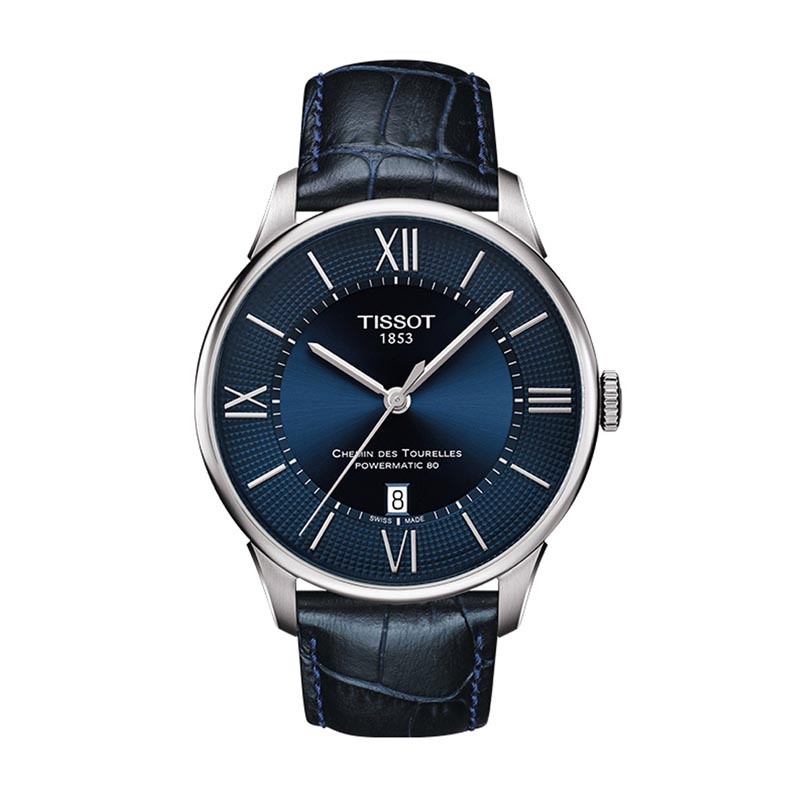 TISSOT天梭 杜鲁尔系列机械皮带男士手表(42mm) T099.407.16.048.00  块 蓝色