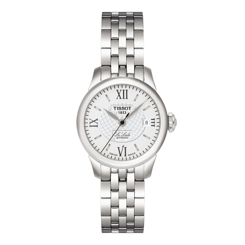 TISSOT天梭 力洛克系列钢带机械女士手表(25.3mm) T41.1.183.33  单位：块 白色