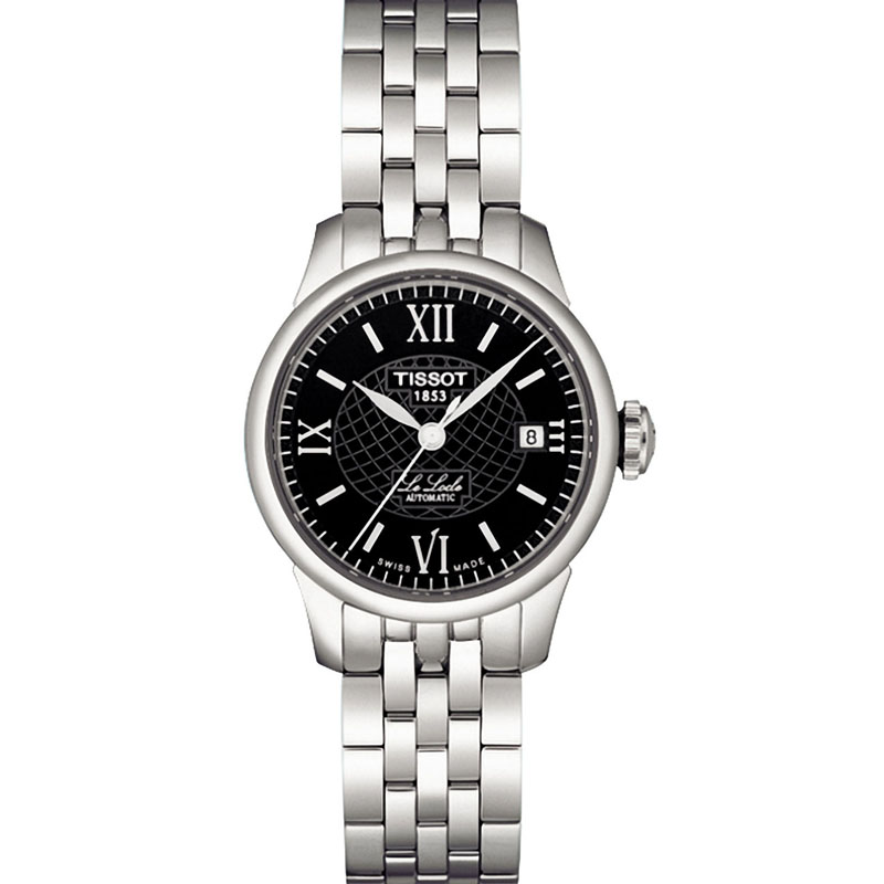 TISSOT天梭 力洛克系列钢带机械女士手表(25.3mm) T41.1.183.53 单位：块 黑色