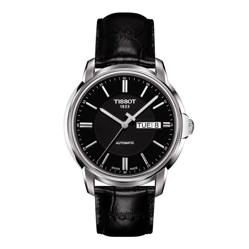 TISSOT天梭 恒意系列机械皮带男士手表(39mm) T065.430.16.051.00单位：块 黑色