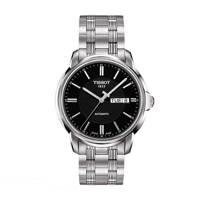 TISSOT天梭 恒意系列机械钢带男士手表(39mm) T065.430.11.051.00  块 黑色