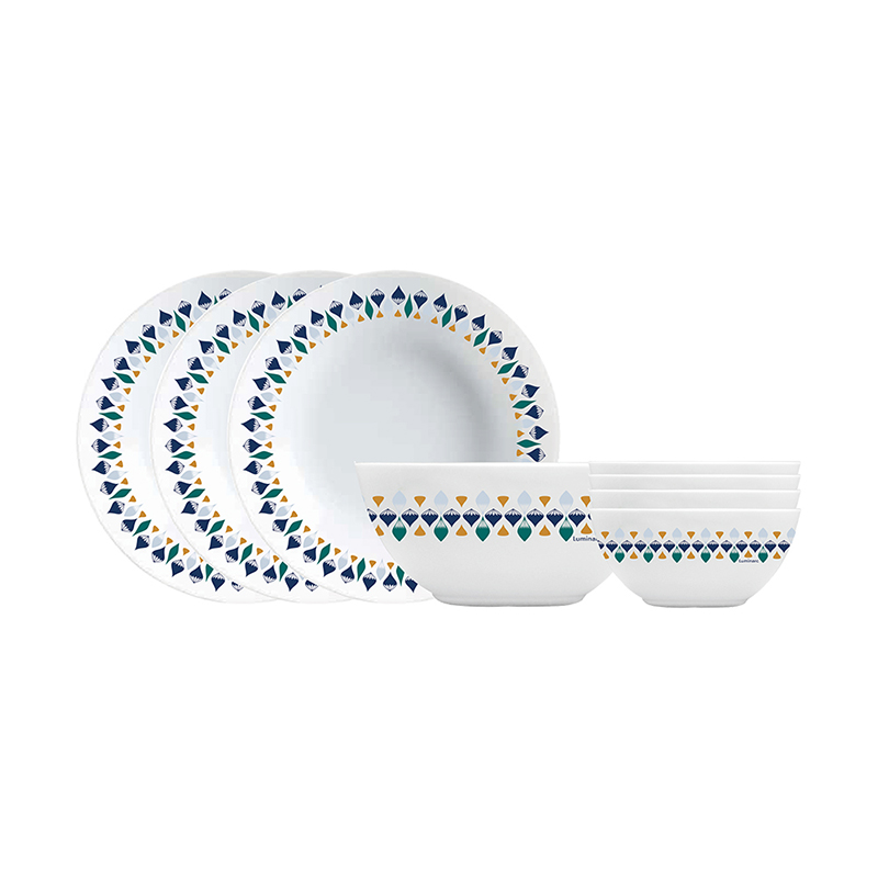 乐美雅迪瓦丽梦幻之环餐具8件套LC-CJI081  白色  