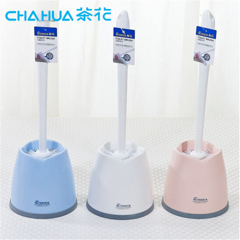 茶花花蕊式套装马桶刷4304  蓝色/粉色/白色  