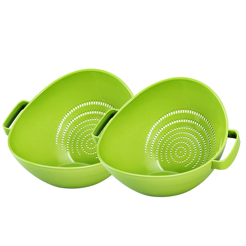 茶花A35002双立筛（两份装）A35002*2  绿/紫  