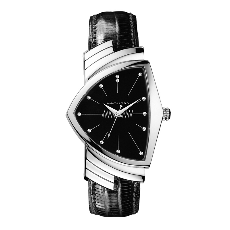 HAMILTON汉米尔顿 探险系列石英腕表《黑衣人 全球追缉》主人公款 H24411732 黑色 黑色