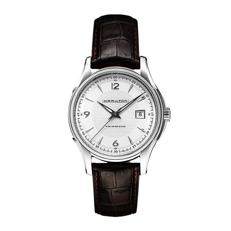 Hamilton汉米尔顿 爵士系列自动机械手表白盘皮带男表 H32515555（单位：个） 白色
