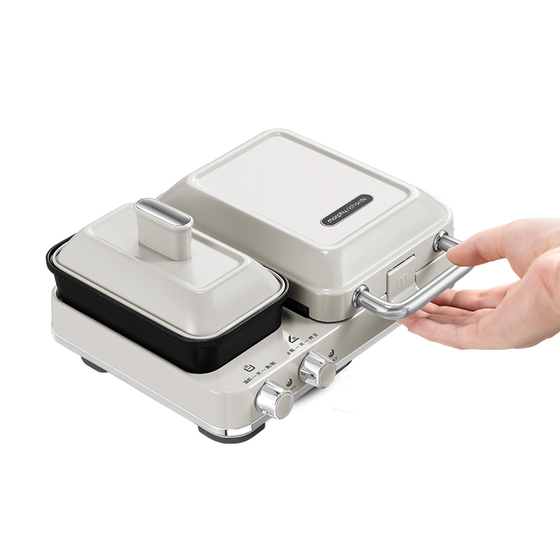 摩飞电器（Morphyrichards） MR9086 1100W 多功能早餐机 椰奶白（单位：个）