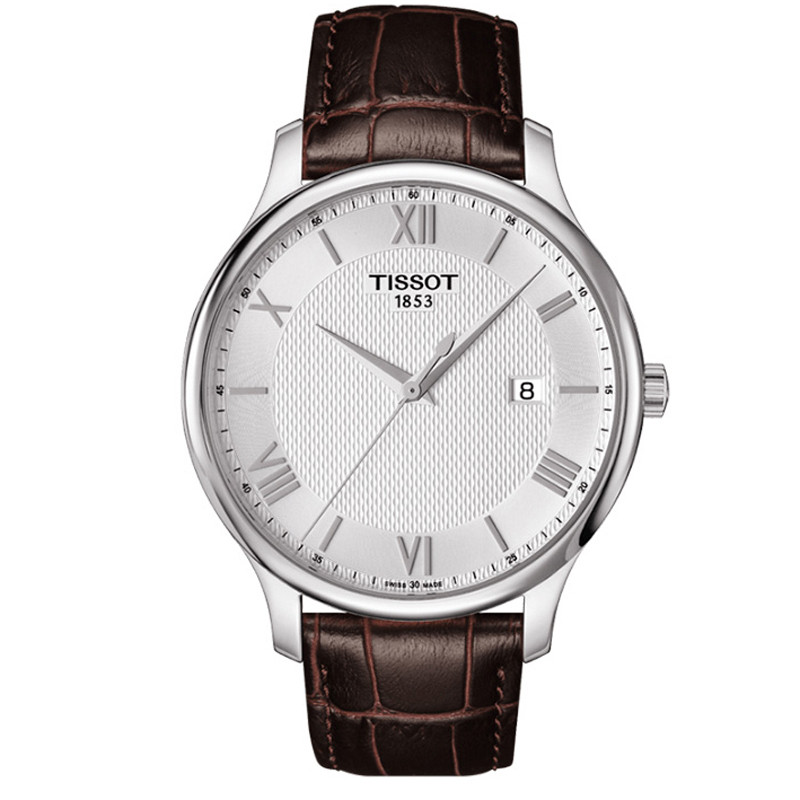 TISSOT天梭 俊雅系列皮带石英男表T063.610.16.038.00 单位：块 白色