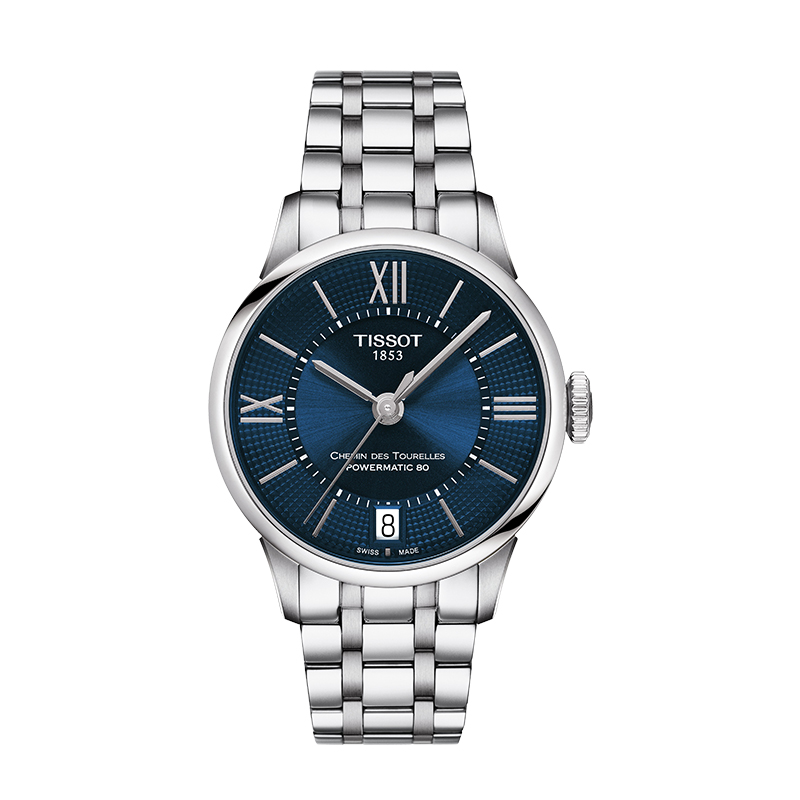 TISSOT天梭 杜鲁尔时尚自动机械钢带女表 T099.207.11.048.00  单位：块 蓝色