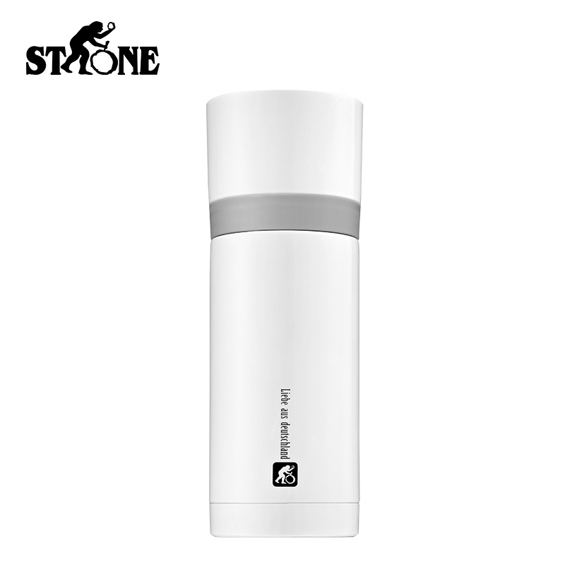 司顿 真空快速降温保温杯 400mlSTY042W 本白色 本白色