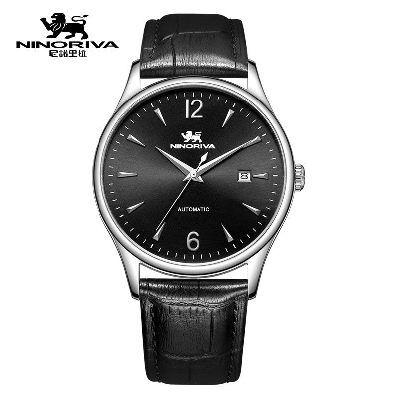 尼诺里拉 NINORIVA（机械表）时尚潮流男表（黑）11073.621.02 黑色 黑色