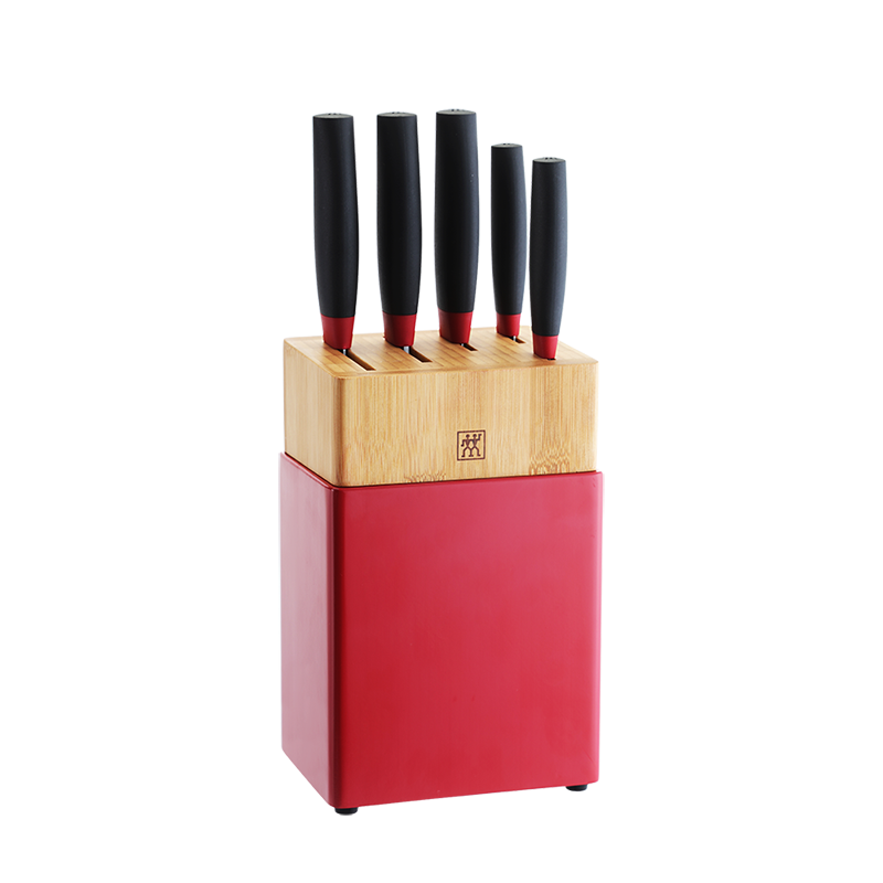 双立人（ZWILLING） ZWILLING Now S系列刀具(红黑)6件套 ZW-K308/54380-006-722 红色 红色