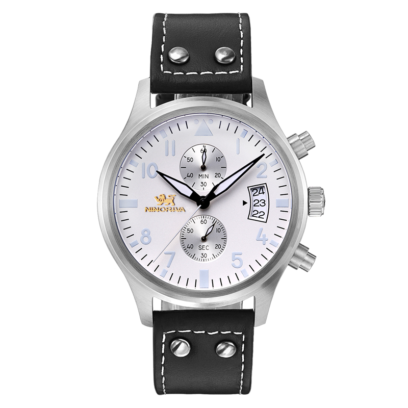 尼诺里拉 NINORIVA (石英表)户外运动石英表时尚潮流学生男士手表11071.521.01 白色 白色