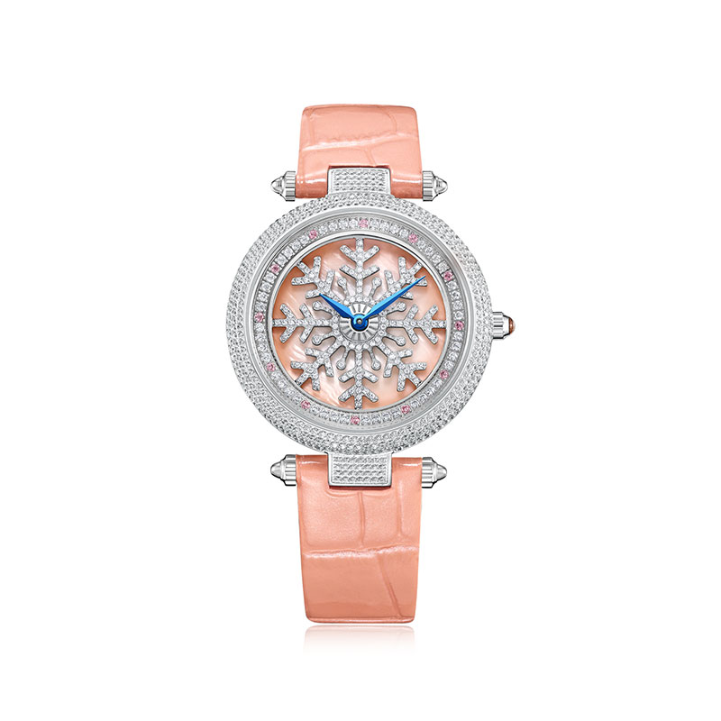 尼诺里拉 NINORIVA (石英表)时来运转酷炫时尚手表皮带石英表96003.022.07 粉色 粉色