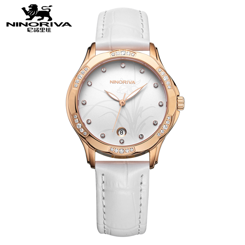 尼诺里拉 NINORIVA (石英表)时尚名媛日历百搭腕表11056.722.04 白色 白色