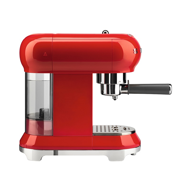 SMEG ECF01斯麦格泵压意式半自动咖啡机（单位：台） 魅惑红