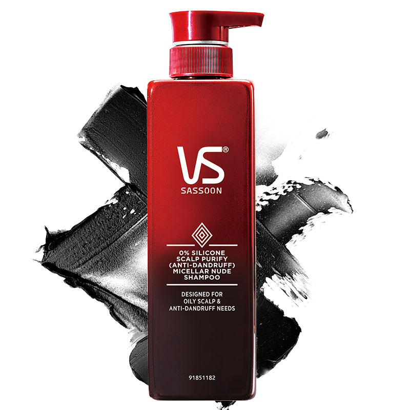 沙宣头皮净澈(去屑)裸感洗发水310ml 瓶 红色