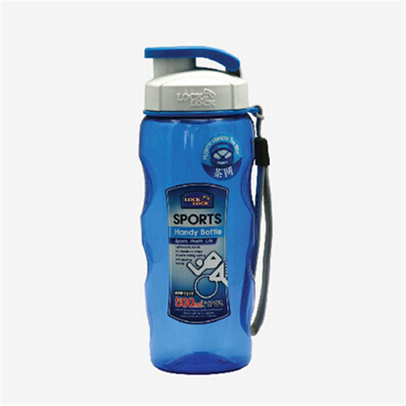 乐扣乐扣炫彩手提运动水壶500ml  HPP721TR/TG/TB 蓝色