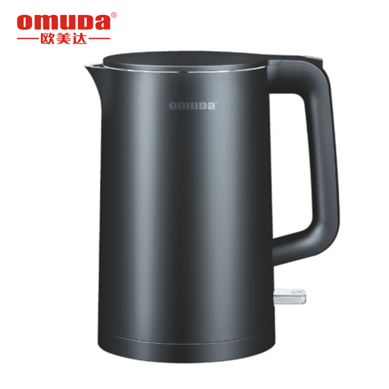 欧美达迷彩不锈钢电热水壶1.7L（单位：个） 黑色