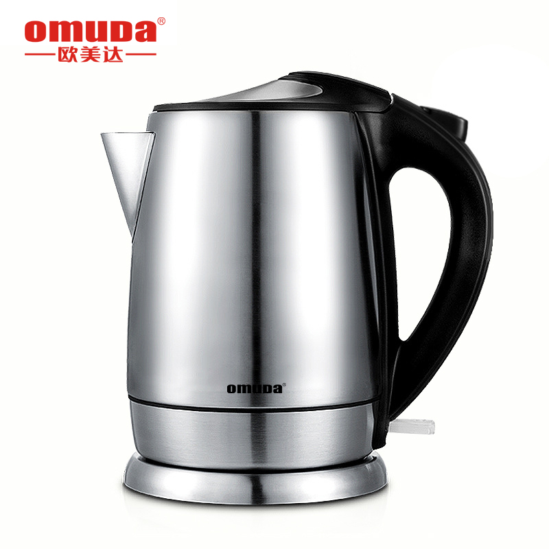 欧美达迷彩不锈钢电热水壶A款1.8L（单位：个） 银色