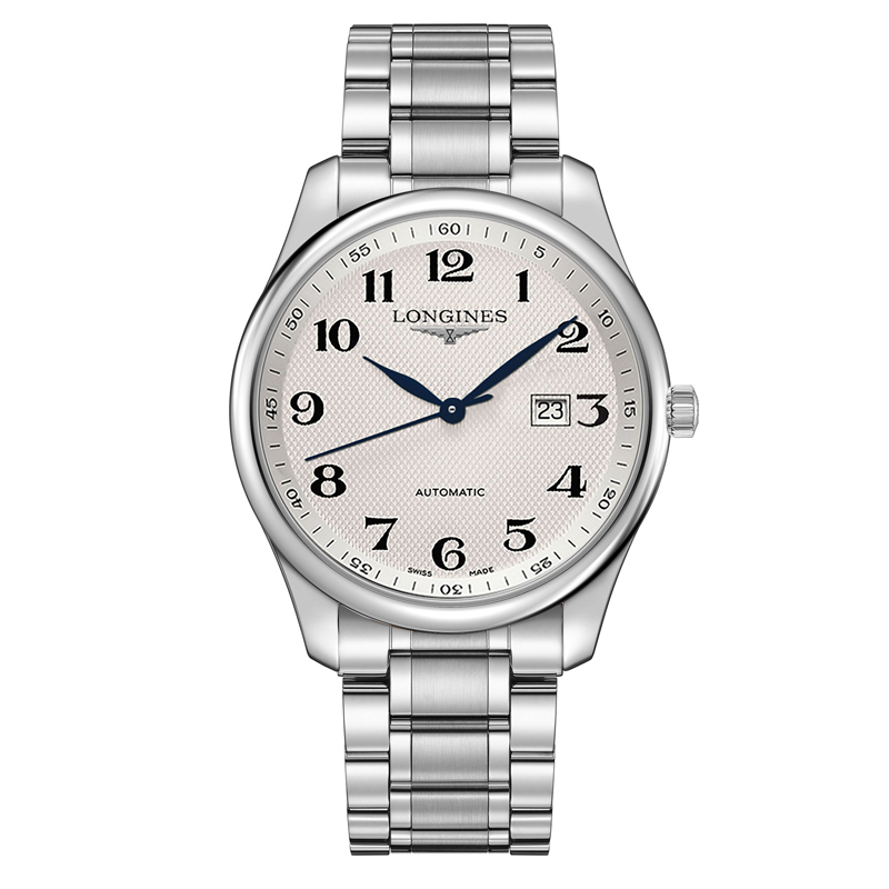 Longines浪琴 名匠系列机械手表腕表银钢带男表(42mm) L2.893.4.78.6  块 白色