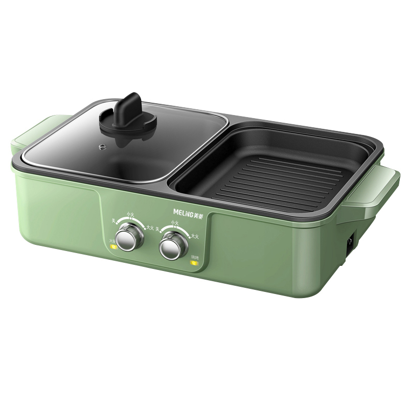 美菱（MeiLing） 涮烤多功能锅 MT-LZ1512 1.2L 绿色（单位：个）