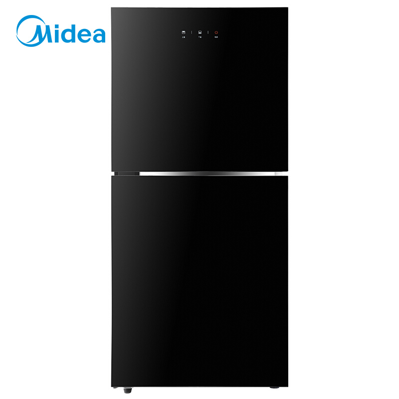美的（Midea） 立式消毒柜玻璃高温 触摸按键 上室烘干 下室高温二星ZLD-XC61  黑色  