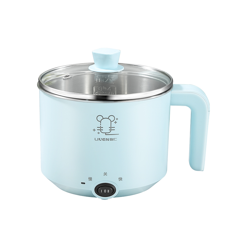 利仁（liven）电煮锅1L电火锅家用多功能锅LPHG-5/台 蓝色