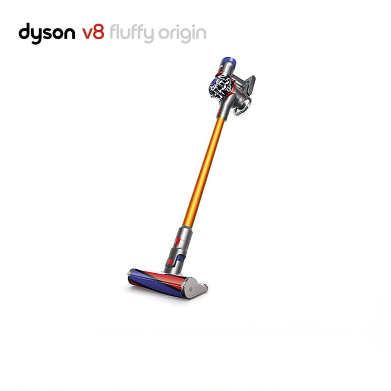 戴森(Dyson) 吸尘器V8 Fluffy Origin手持吸尘器家用除螨无线宠物家庭适用  图片色    黄色  