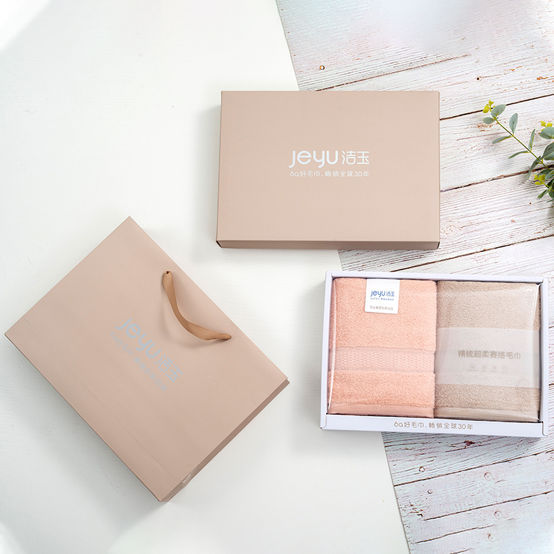 超柔赛络毛巾双条装礼盒（TG19-03B）  随机    随机  