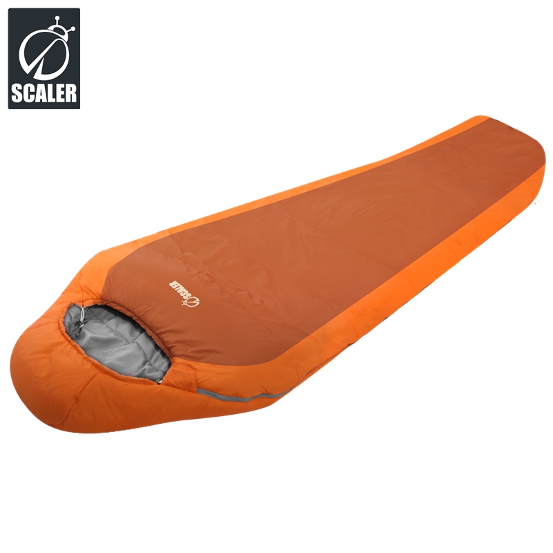 思凯乐户外 Scaler 中空棉妈咪睡袋 350g z9621045  橙色   橙色