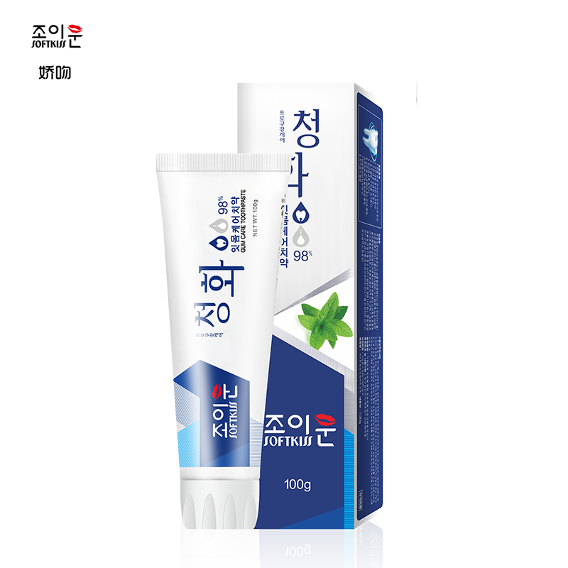 娇吻清火护龈牙膏160g*3支/套（新疆、西藏不发） 极光蓝