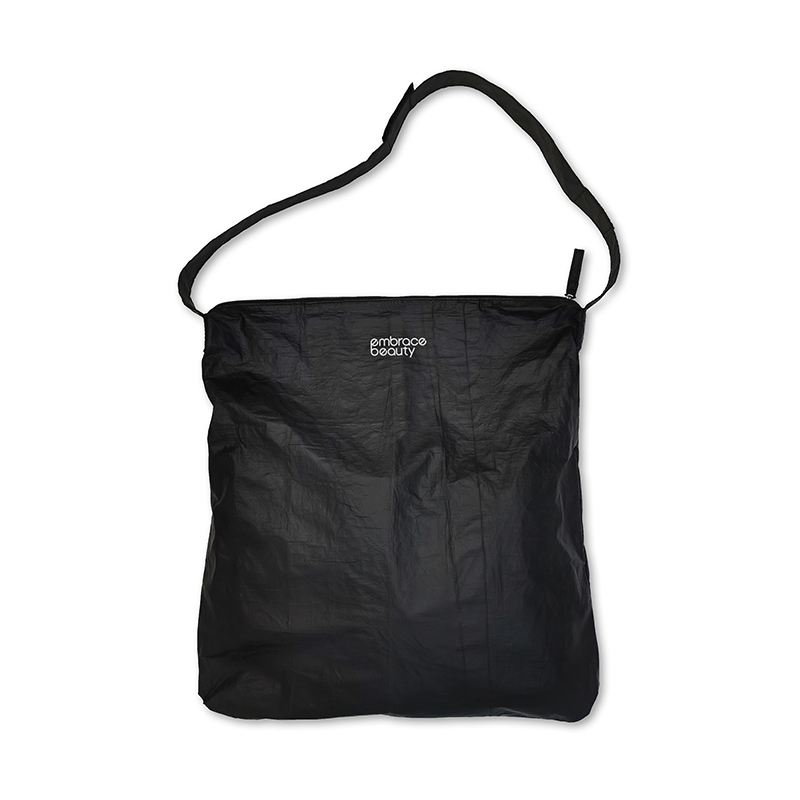 杜邦纸系列&middot;卷卷挎包  EB1202B  黑色   黑色