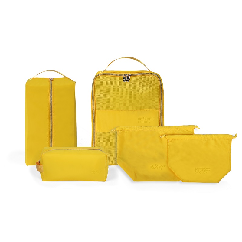 又见美物初遇系列旅行收纳五件套 EB5101（单位：套） 黄色