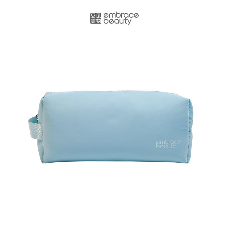 又见美物 初遇系列方形手拎洗漱包  EB1101 个 天蓝色