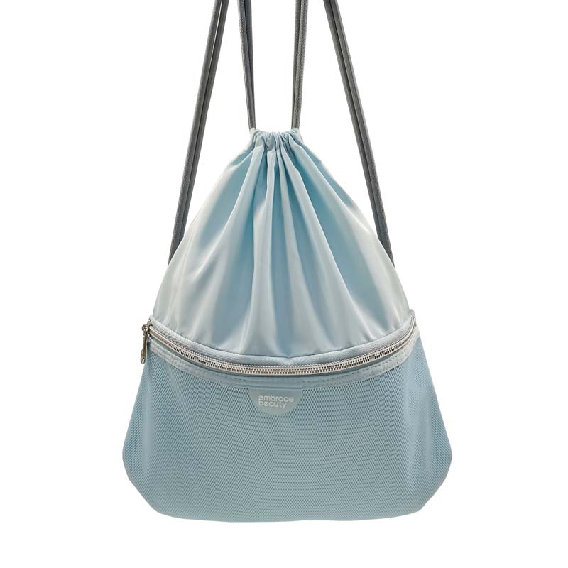 初遇系列&middot;芝麻格抽绳背袋  EB1110  天蓝色   天蓝色