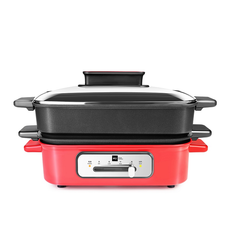Miji 德国米技多功能锅EC4002 电火锅4L /台 红色