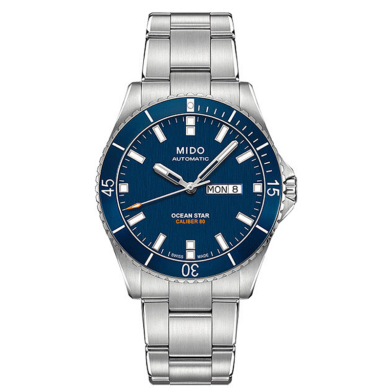 MIDO美度 领航者系列钢带大表盘机械男表M026.430.11.041.00  单位：块 蓝色