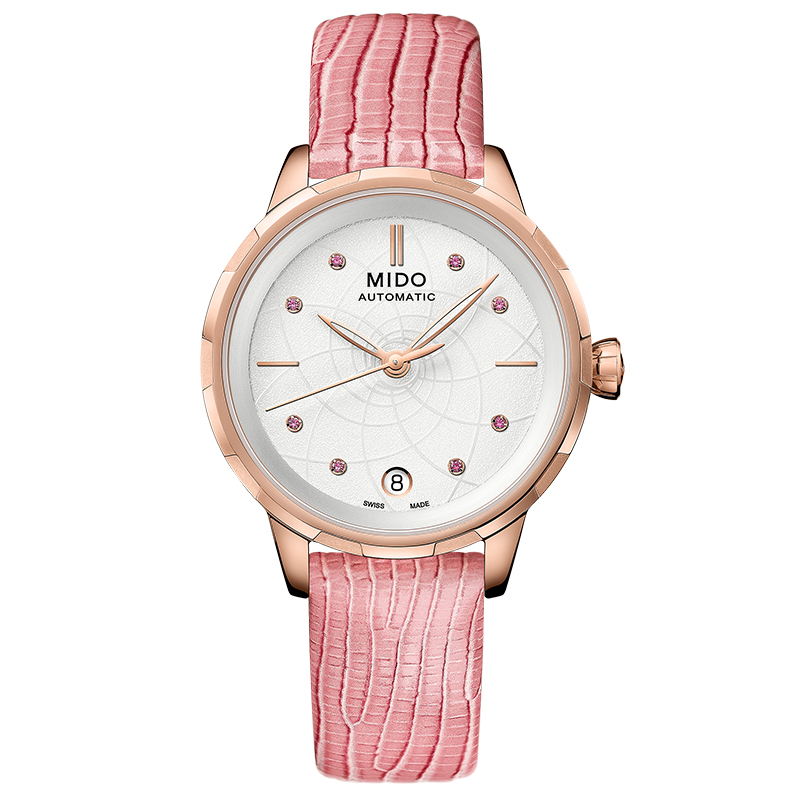 MIDO美度 花淅系列全自动瑞士机械手表皮带女表 M043.207.36.011.00  单位：块 白色