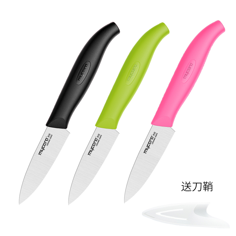 美瓷（mycera）陶瓷刀经典系列陶瓷水果刀E3F（单位：把） 绿色