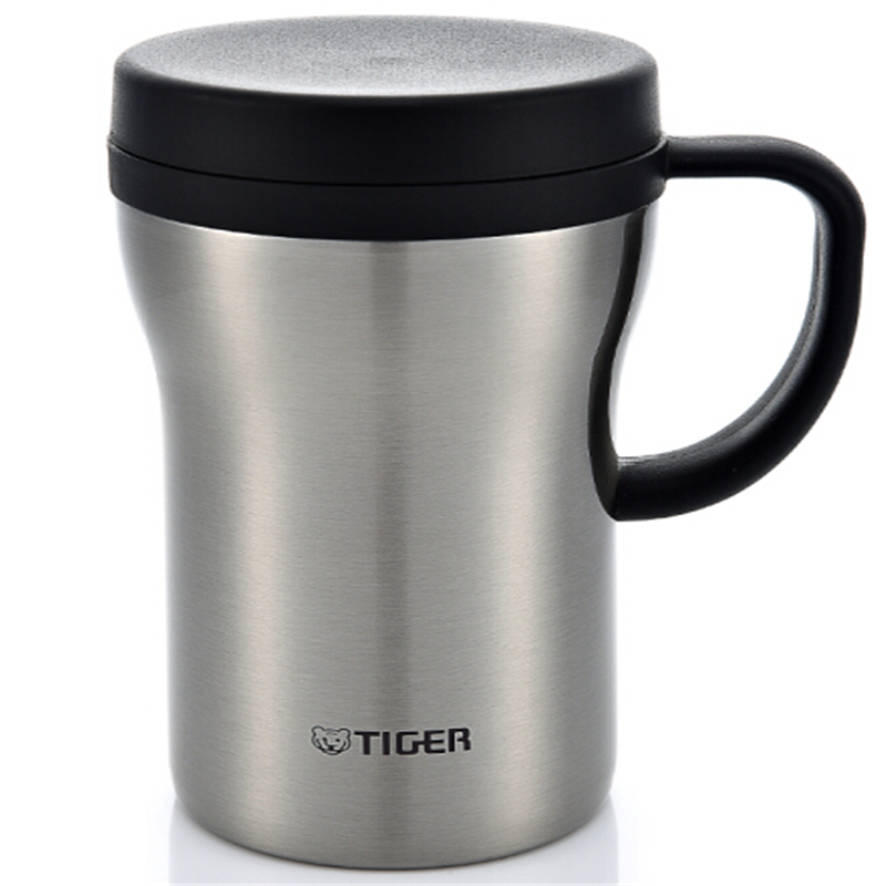 虎牌（TIGER）不锈钢真空办公杯时尚泡茶杯CWN-A48C（单位：个） 不锈钢色