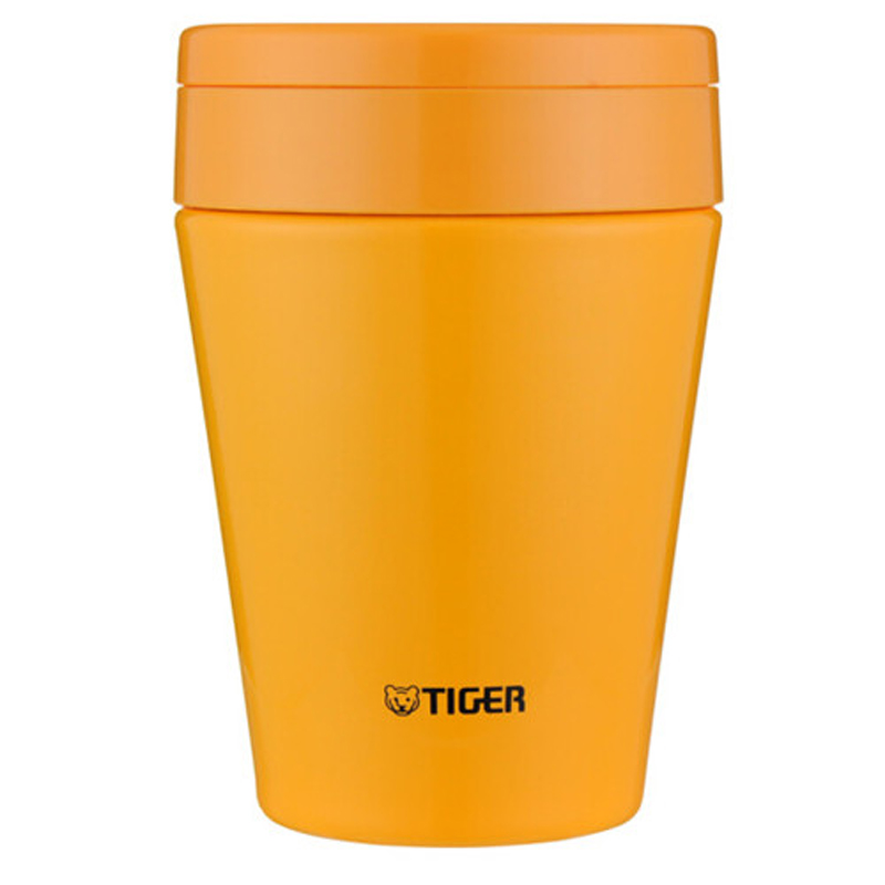 虎牌TIGER不锈钢真空汤杯(焖烧罐）MCC-B38C	黄色	
