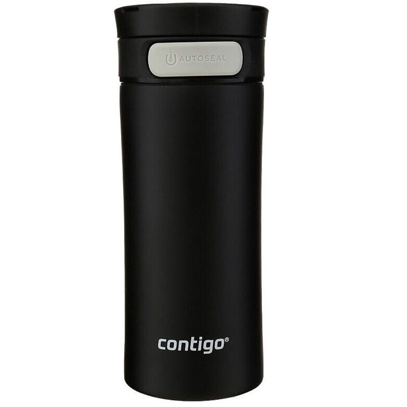 康迪克contigoM款旋盖按键保温杯HBC-MET	黑色 黑色