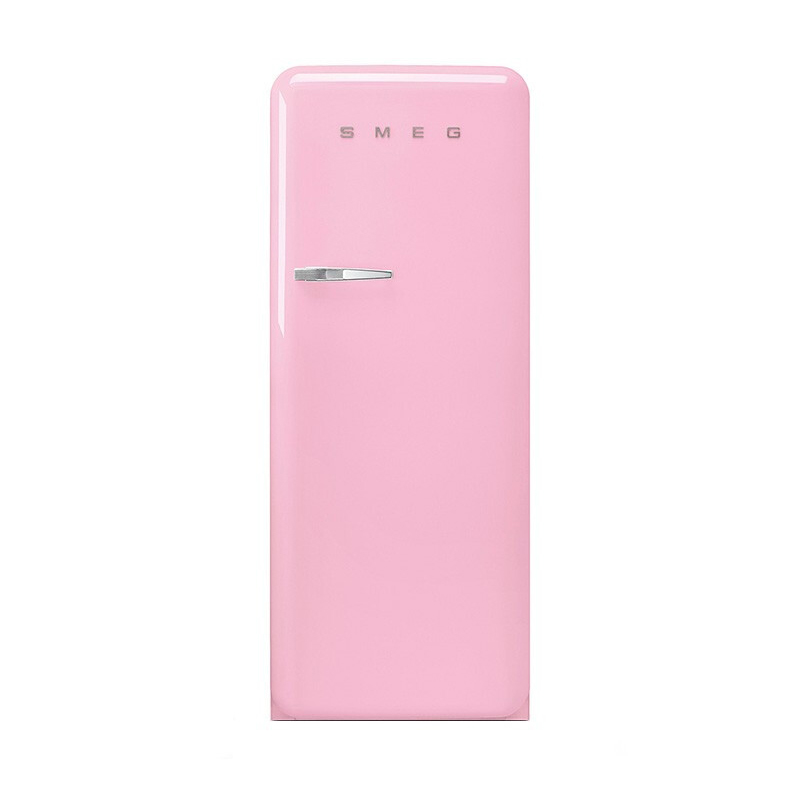 smeg（意大利斯麦格）50年代复古系列FAB28意大利进口复古高端单门冷藏冷冻节能新款智能无霜右开门 粉色