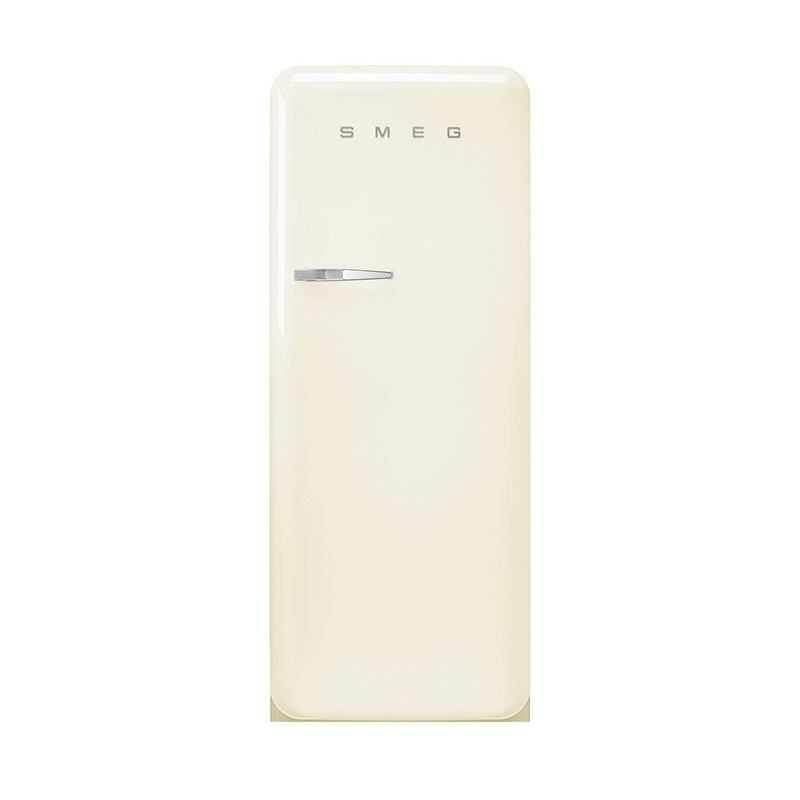 smeg（意大利斯麦格）50年代复古系列FAB28意大利进口复古高端单门冷藏冷冻节能新款智能无霜右开门 奶油色