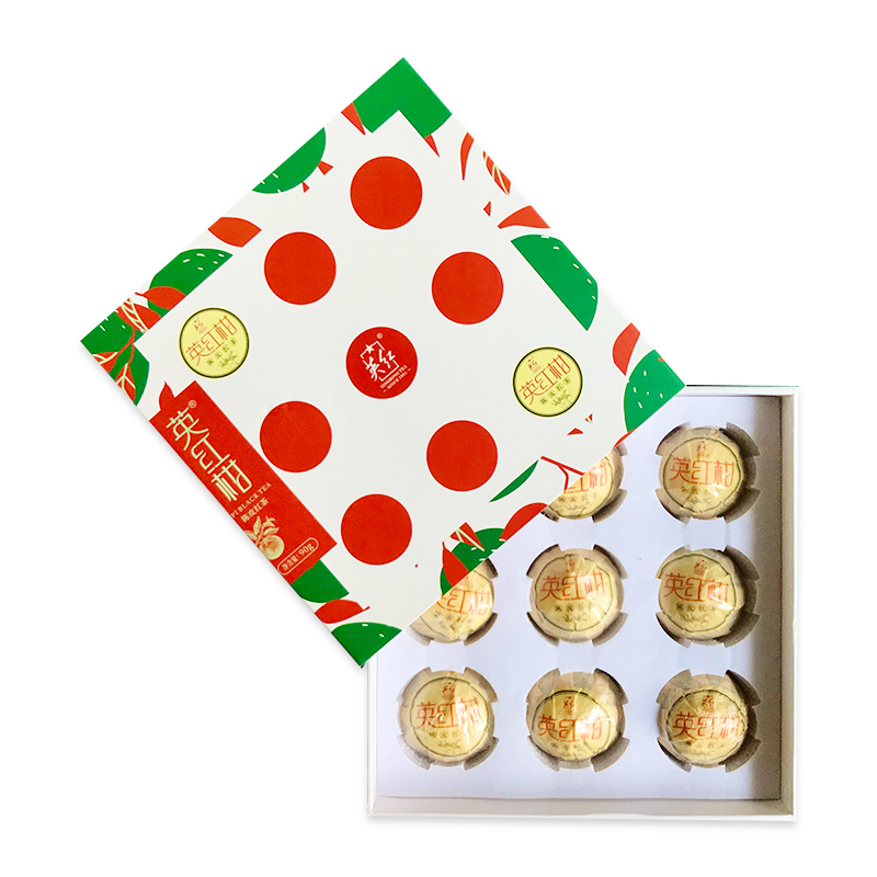 英红柑卡盒装 YH055 90克 西藏、新疆、内蒙、宁夏、甘肃、黑龙江不发货  单位：盒 图片色