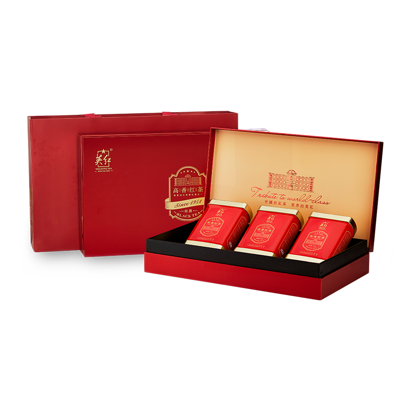英红&middot;侯爵高香红茶礼盒150g YH018西藏、新疆、内蒙、宁夏、甘肃、黑龙江不发货 图片色