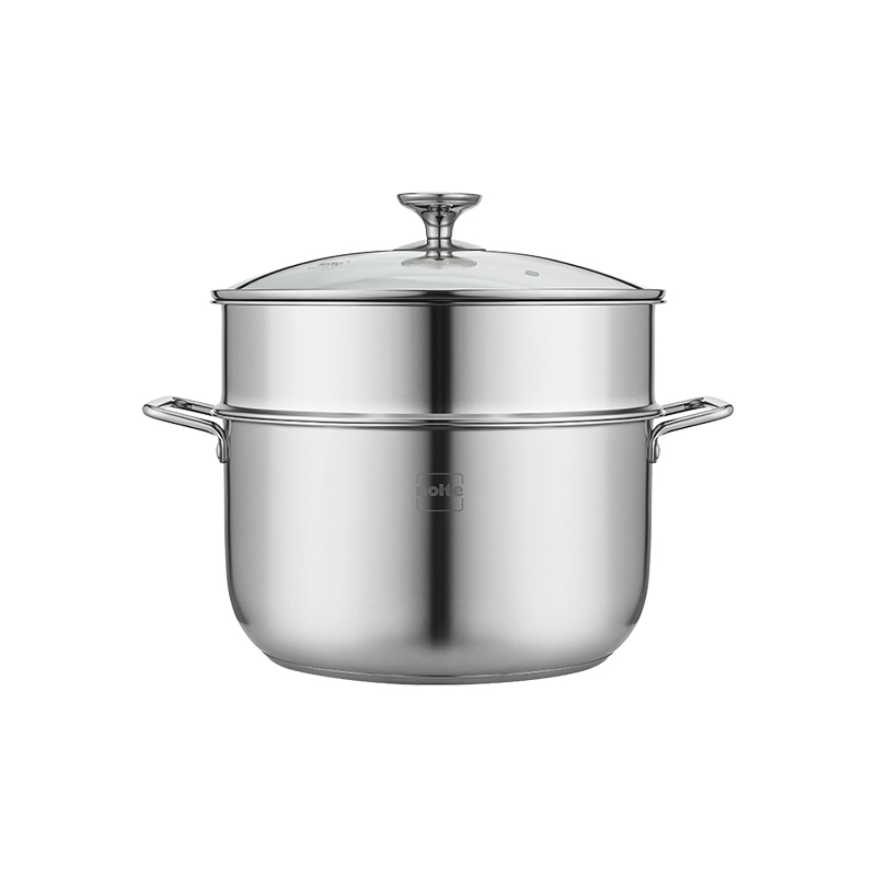 赫曼德 博瑞斯双层蒸锅 HMD-9813（单位：个） 不锈钢色