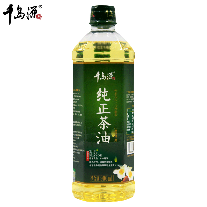 千岛源纯正茶油900ml （单位：瓶） 绿色