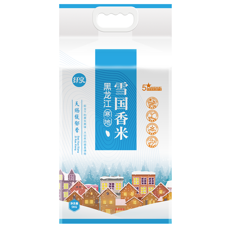 纤享雪国香米 5kg/袋